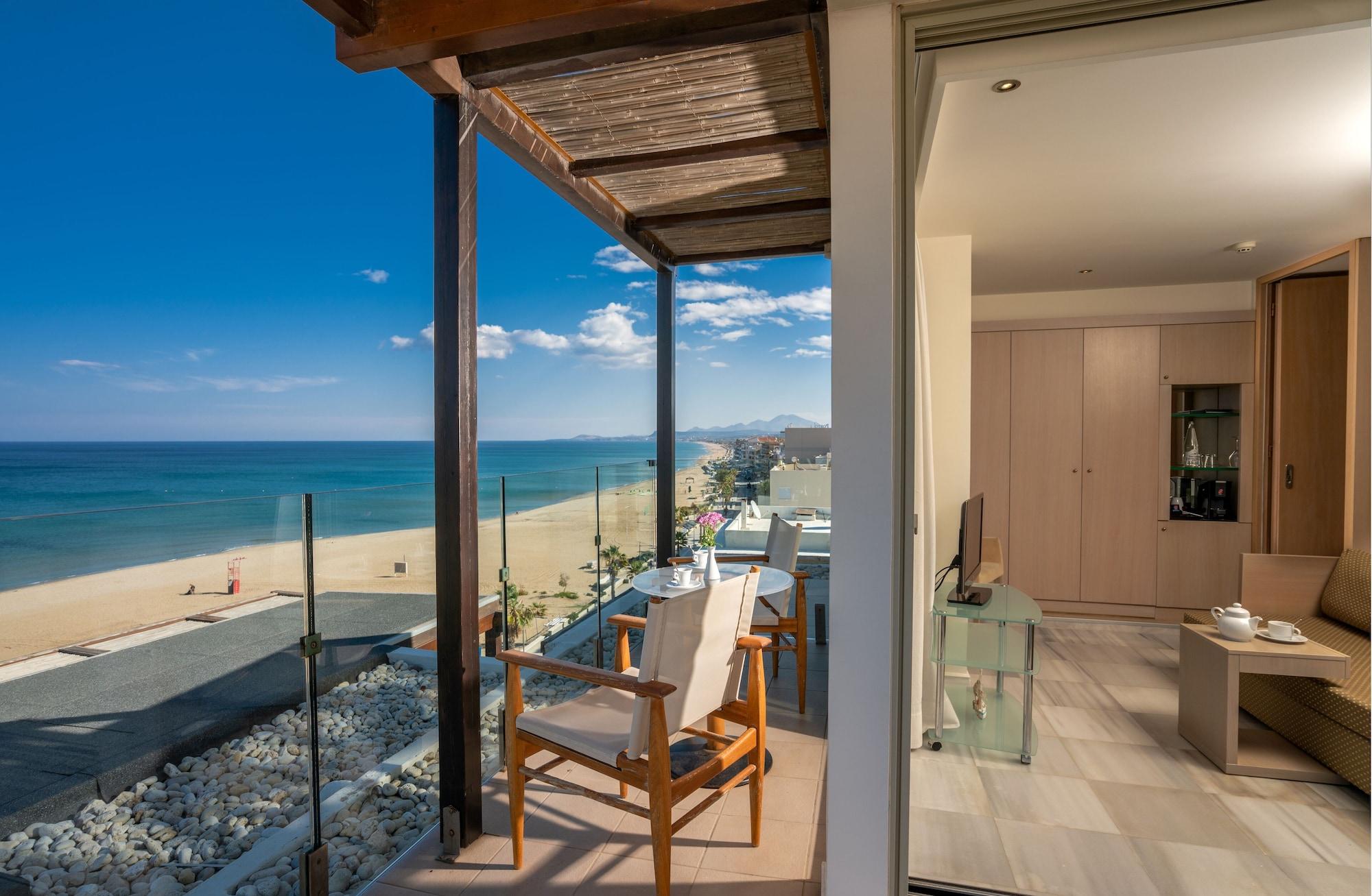 Kriti Beach Hotel Rethymno Exterior foto