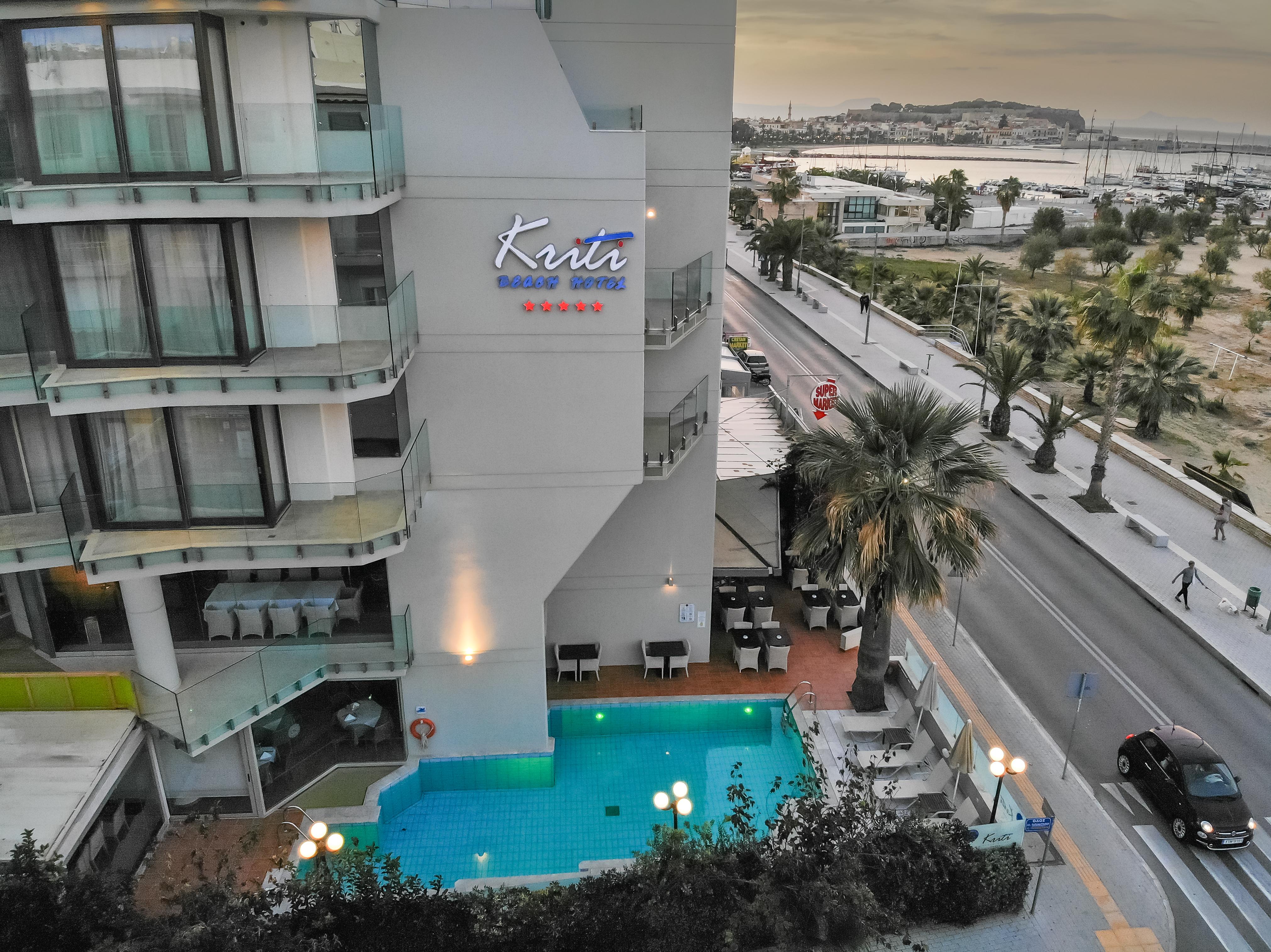 Kriti Beach Hotel Rethymno Exterior foto