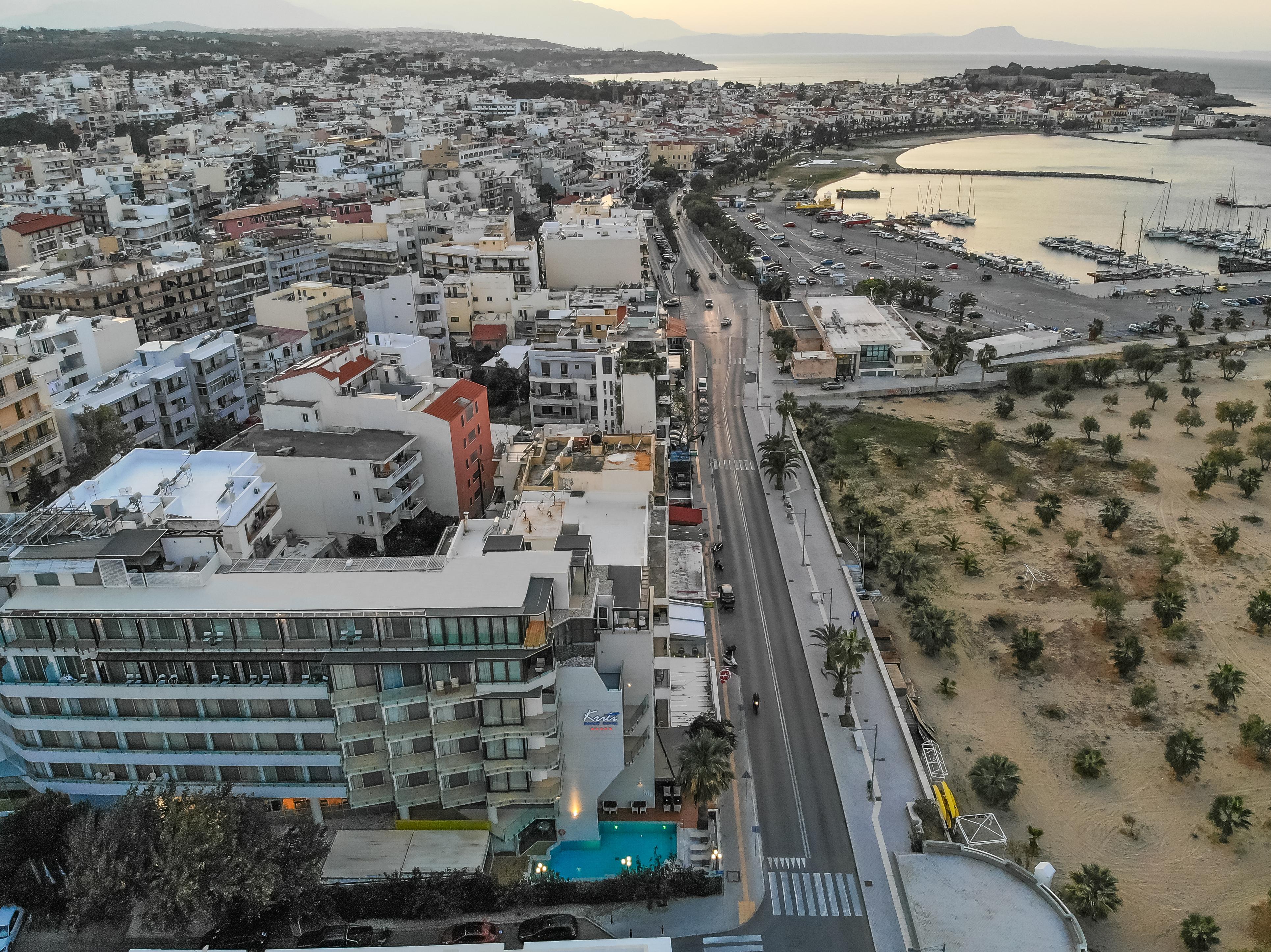 Kriti Beach Hotel Rethymno Exterior foto