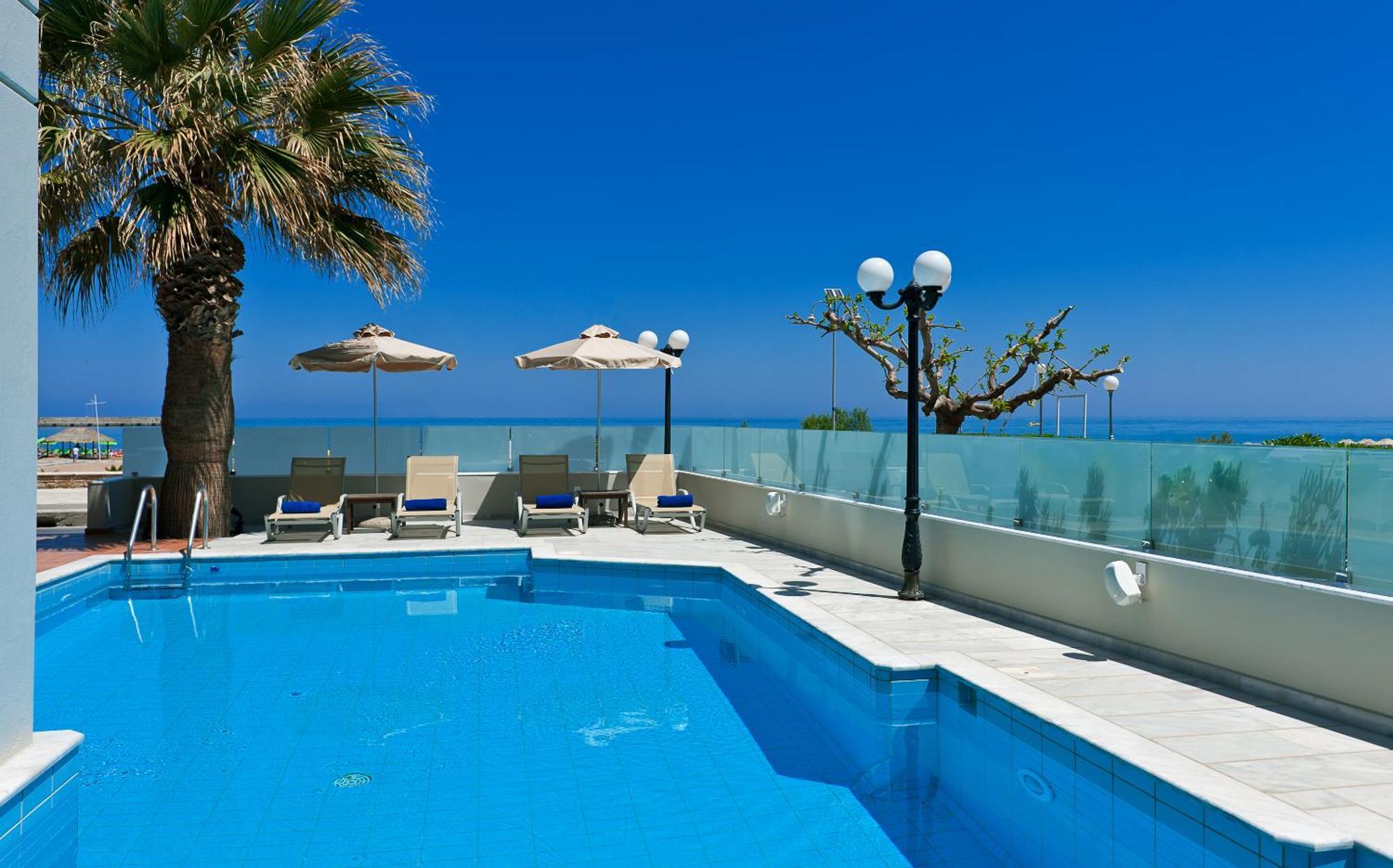 Kriti Beach Hotel Rethymno Exterior foto